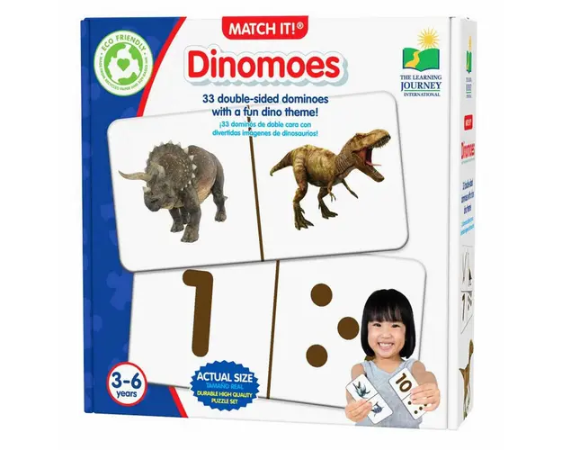 THE LEARNING JOURNEY - PUZZLE DOMINO DINOZAURI