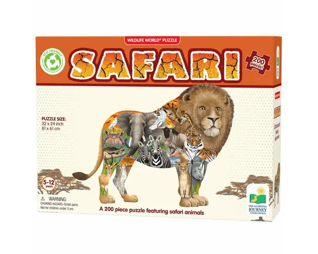 THE LEARNING JOURNEY - PUZZLE SAFARI 200 PIESE