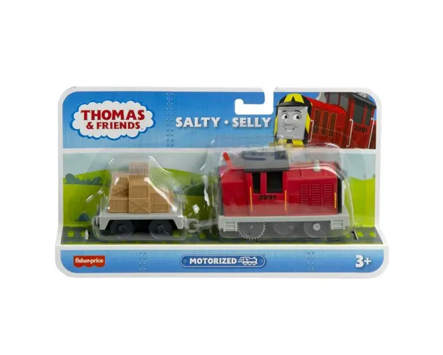 THOMAS LOCOMOTIVA MOTORIZATA SELLY CU VAGON