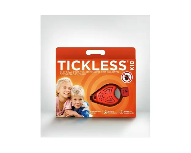Tickless - Repelent ultrasonic anticapuse pentru copii, Orange