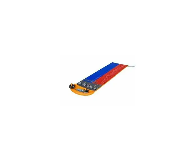 Tobogan dublu de apa, pentru copii, cu pulverizatoare de apa, Bestway 52391, 4.88 metri
