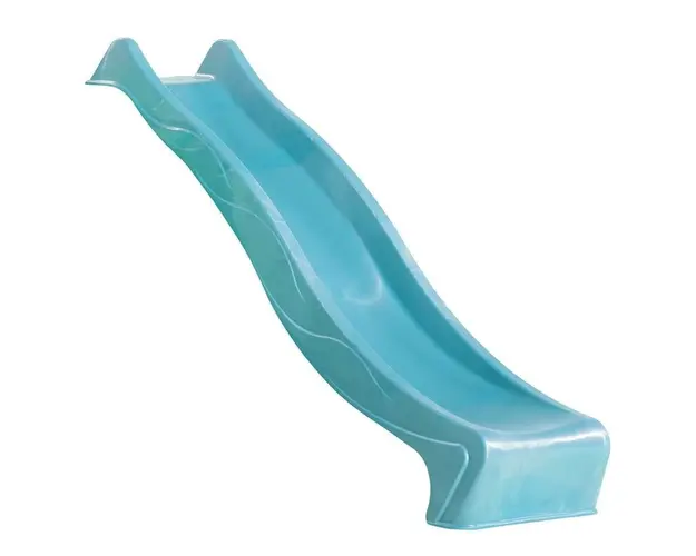 Tobogan copii, Kbt, HDPE Rex, lungime rampa 120 cm, Turcoaz