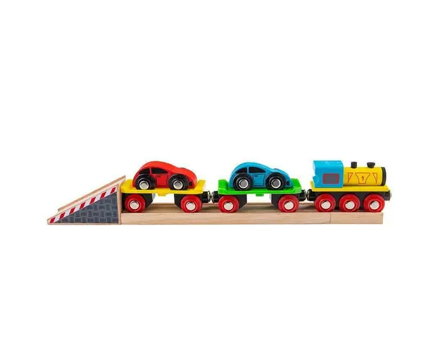 Trenulet cu platforma auto