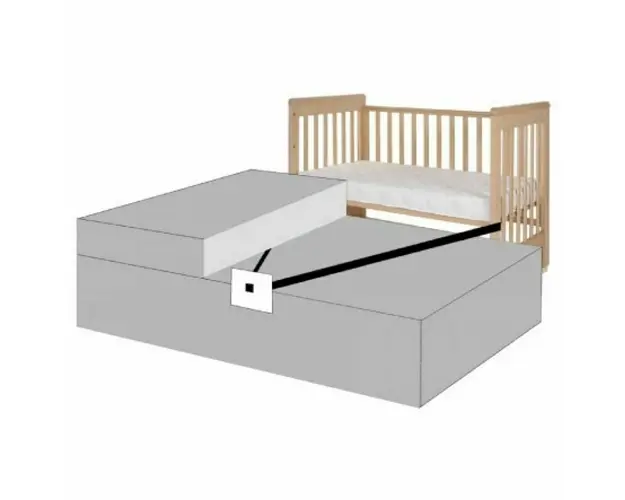 Treppy - Sistem de prindere pentru patut co-sleeper Treppy