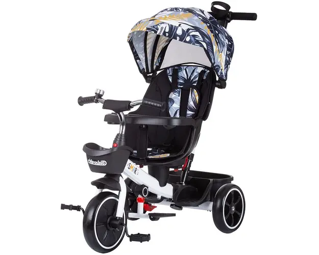 Tricicleta Chipolino Smart cu sezut reversibil black white