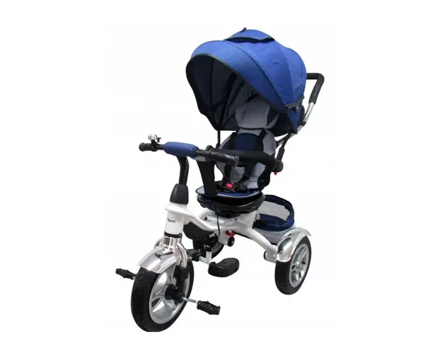 Tricicleta cu pedale 3 in 1 R-Sport T3 - Albastru