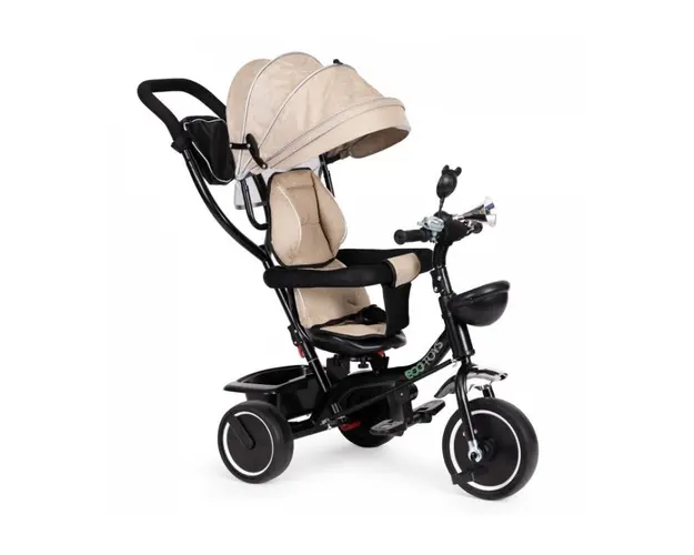 Tricicleta cu sezut rotativ Ecotoys JM-066-9 - Bej