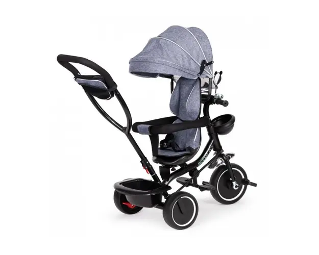 Tricicleta cu sezut rotativ Ecotoys JM-066-9 - Gri