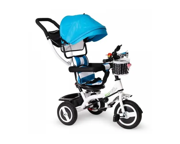 Tricicleta cu sezut rotativ Ecotoys JM-066-9L - Albastra