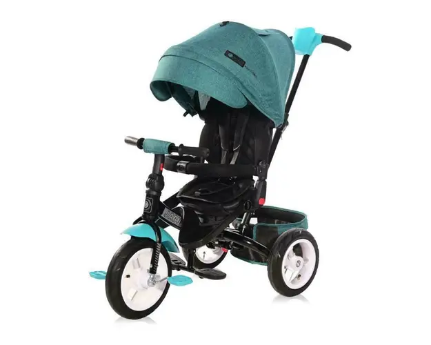 Tricicleta copii, Lorelli, JAGUAR AIR Wheels, Green Luxe