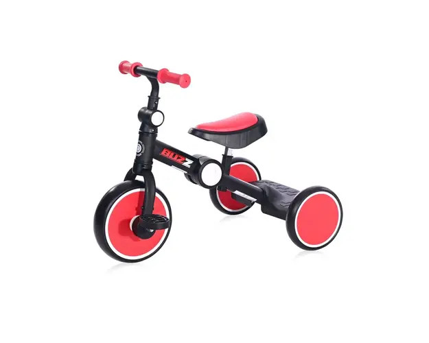 Tricicleta copii, Lorelli, Buzz, complet pliabila, Red