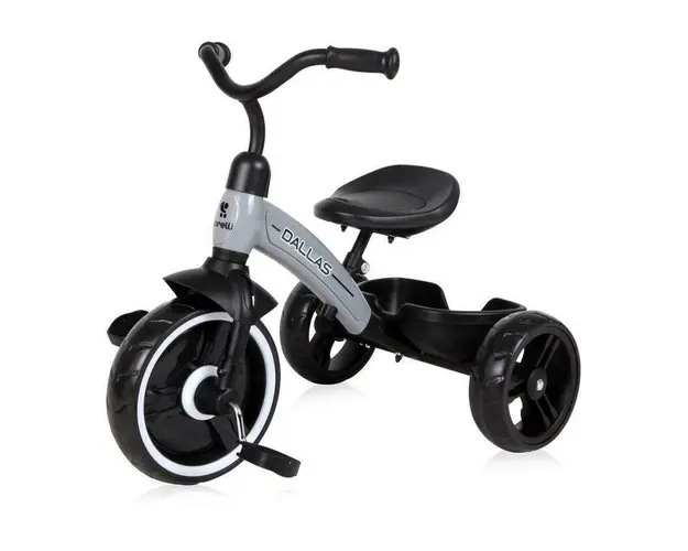 Tricicleta copii, Lorelli, Mecanism de pedalare libera Dallas, Gri