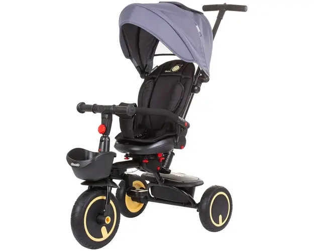 Tricicleta pliabila Chipolino Quick Fold cu sezut reversibil graphite