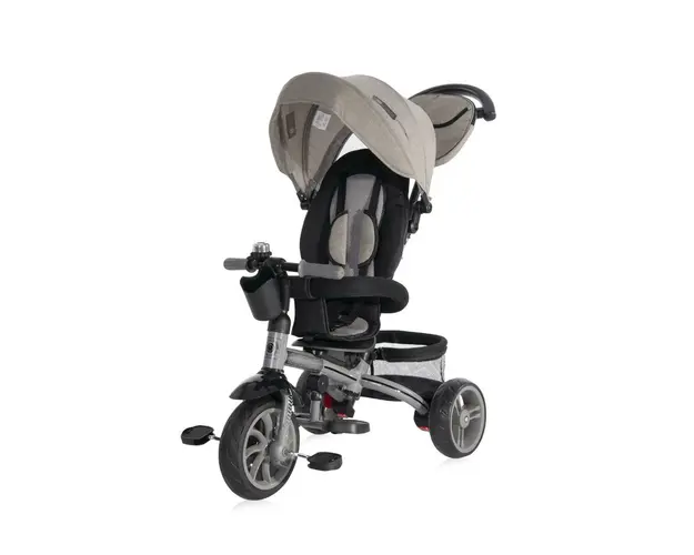 Tricicleta copii, Lorelli, Rocket Suport picioare, Control al directiei, Scaun reglabil, Gri