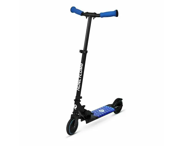 Trotineta LED QPlay Honeycomb Albastru
