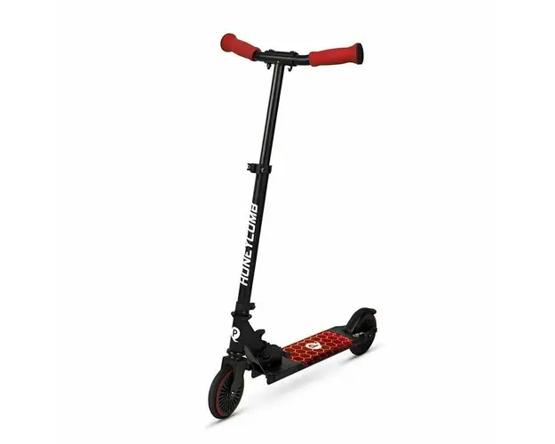 Trotineta LED Qplay Honeycomb Rosu