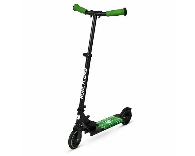 Trotineta LED QPlay Honeycomb Verde
