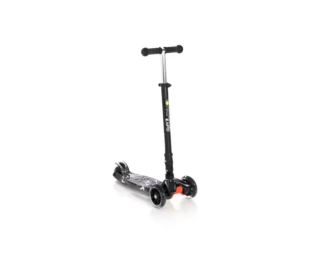 Lorelli Junior - Trotineta Rapid Flash, Negru