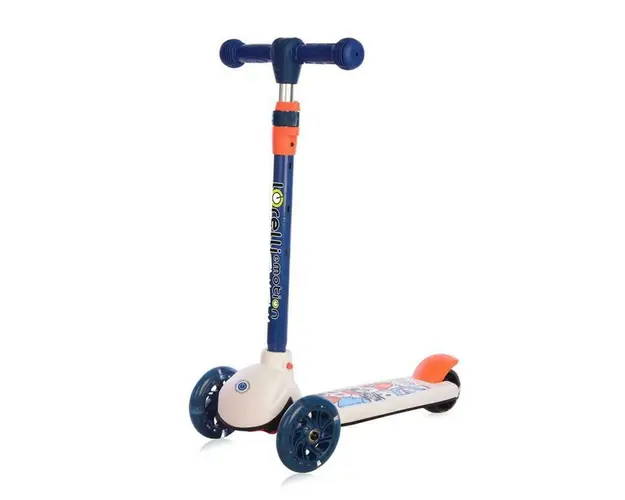 Lorelli - Trotineta pentru copii, Tamtam, 3 Ani+, roti cu lumini, Blue