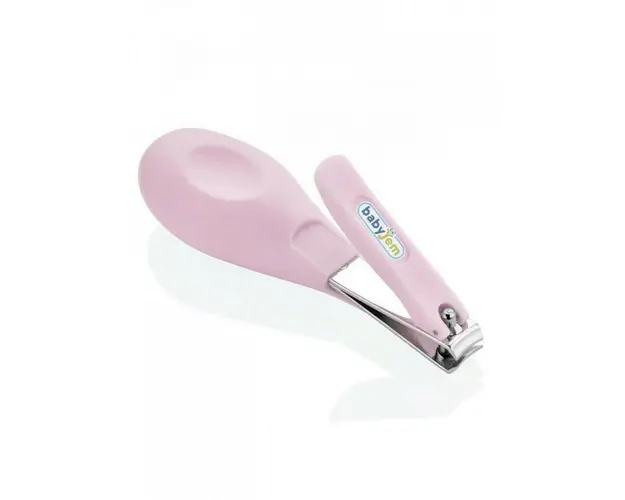 Unghiera, BabyJem, Pentru bebelusi, Cu maner ergonomic, 9 cm, Albastru