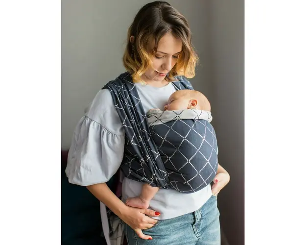 Isara - Wrap Tesut Diamonda Blue Ink