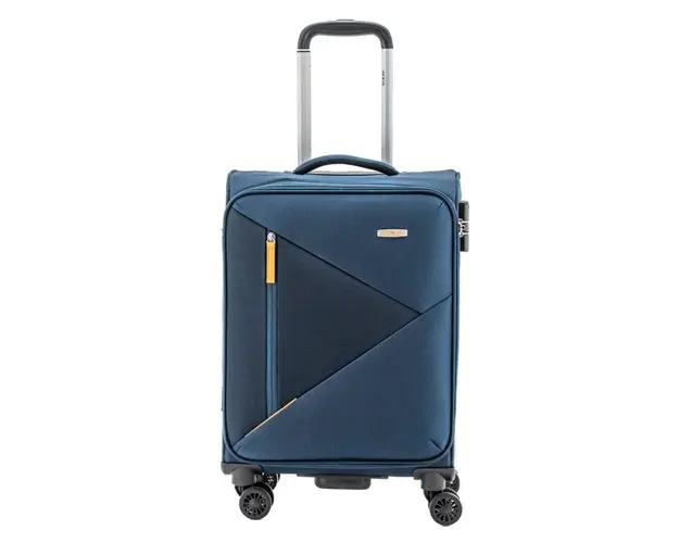 Troler Lamonza Kai, Albastru, 55 x 36 x 23 cm