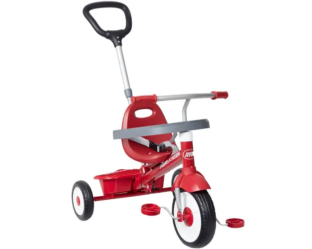 Tricicleta 3 in 1, Radio Flyer, Stroll 'N Trike, Rosu
