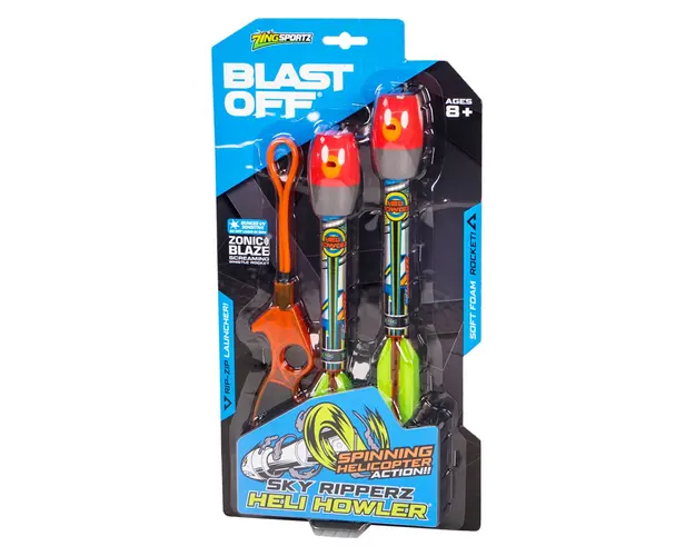 Set lansator de sageti, Zing, Sky Ripperz Heli Howler 2 pack