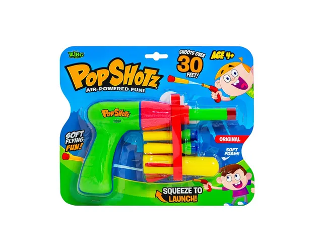 Pistol cu sageti Zing, Pop Shotz, verde