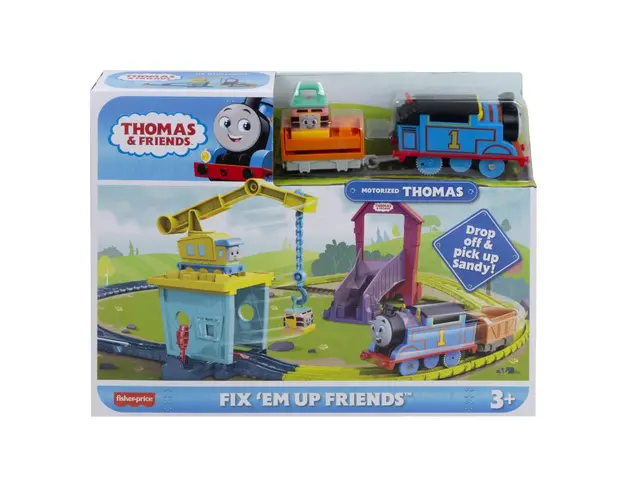 Set de joaca Thomas, Locomotiva cu circuit si macara