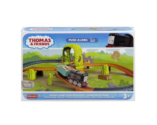 Set de joaca Thomas and Friends, Trenulet cu circuit, Diesel, HGY85