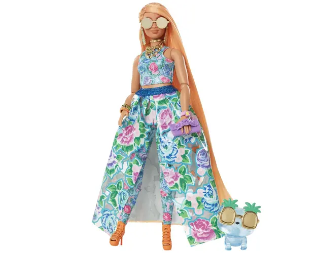 Papusa Barbie Extra Fancy, Model Floral
