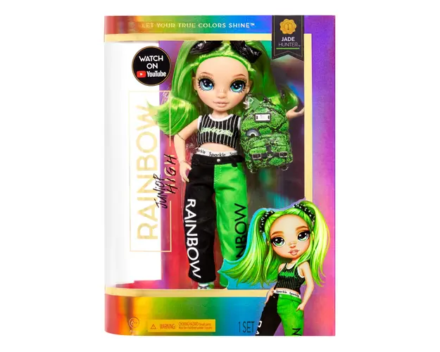 Papusa Rainbow High, JH, Jade Hunter, 579991
