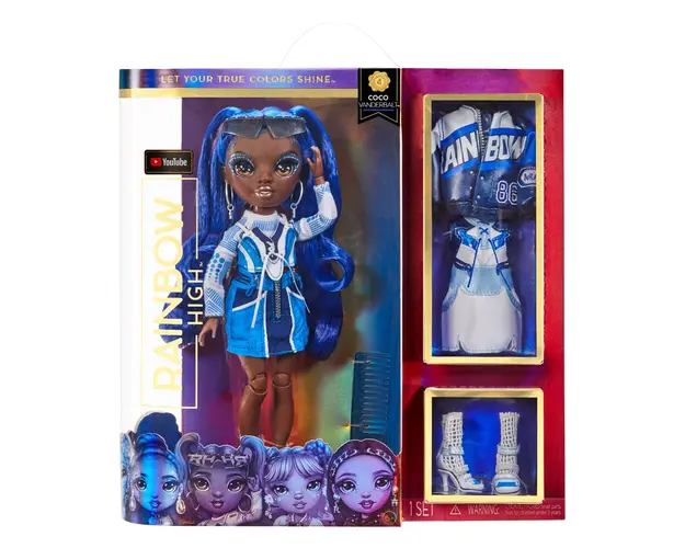 Papusa Rainbow High Fashion Doll, S4, Coco Vanderbalt, 578321