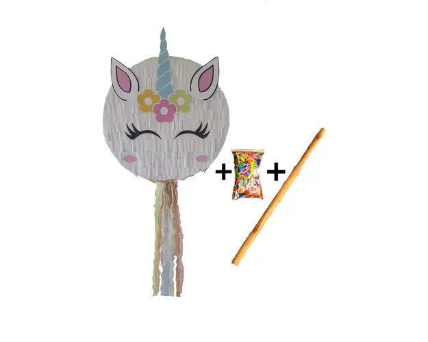 Pinata cu bat si confetti Unicorn, PinaStar