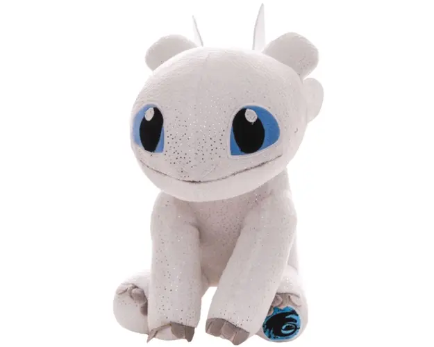 Jucarie de plus, Play by Play, Light Fury cu aripi fluorescente, Dragons, 34 cm