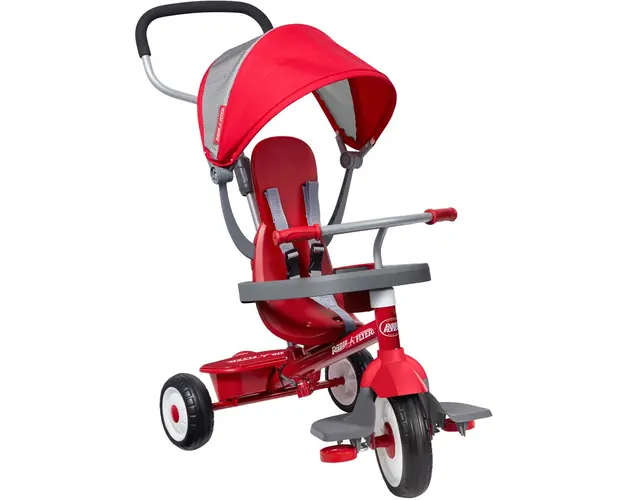 Tricicleta multifunctionala 4 in 1, Radio Flyer, Rosu