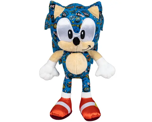 Jucarie de plus, Play by Play, Sonic Comics, Albastru, 30 cm