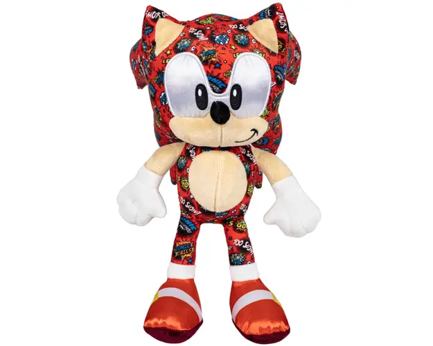 Jucarie de plus, Play by Play, Sonic Comics, Rosu, 30 cm