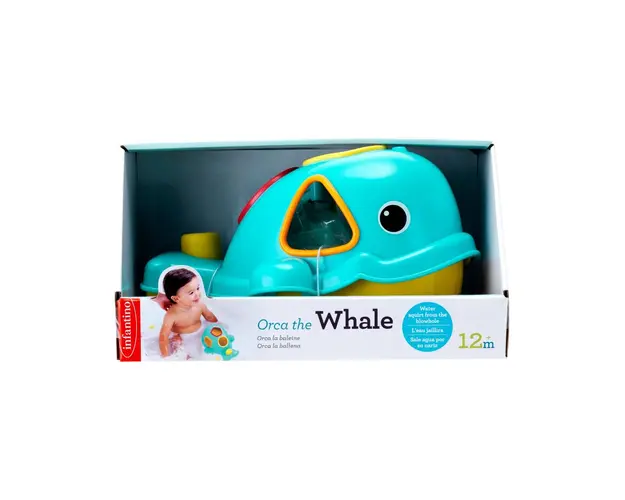 Jucarie de baie, pentru copii, B Kids, balena interactiva