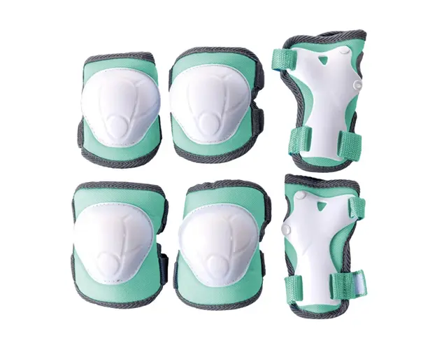 Set 6 protectii sport, 3-5 ani, Yvolution, Green