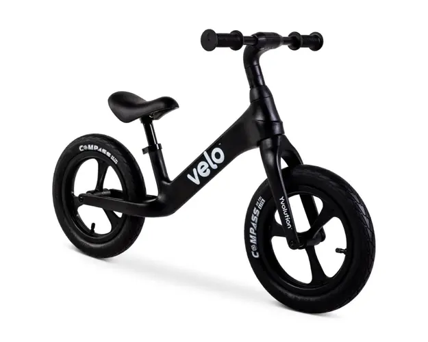 Bicicleta fara pedale Y Velo Pro, Yvolution, Black