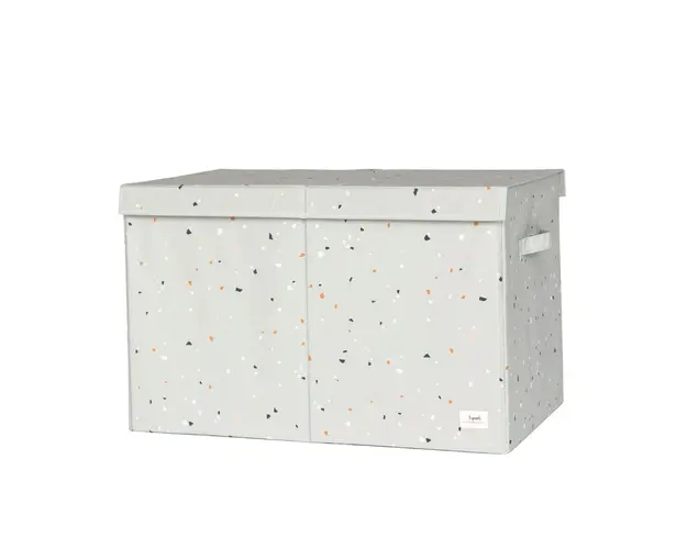 Cufar pliabil pentru camera copiilor, 3 Sprouts, material reciclat, Terrazzo Verde