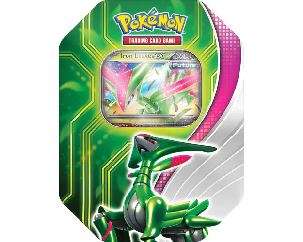 Set 51 cartonase, Pokemon TCG, Paradox Clash Tin, Iron Leaves