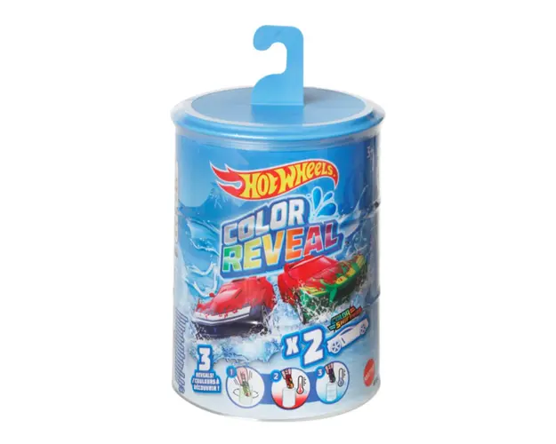Set 2 masinute surpriza, Hot Wheels, Color Reveal