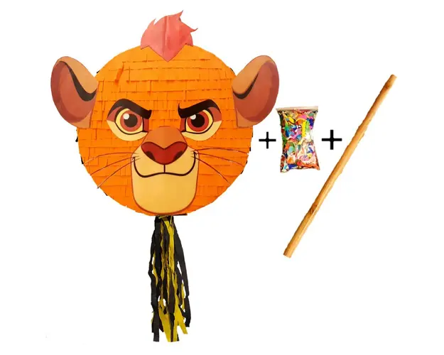 Pinata cu bat si confetti Leu, PinaStar