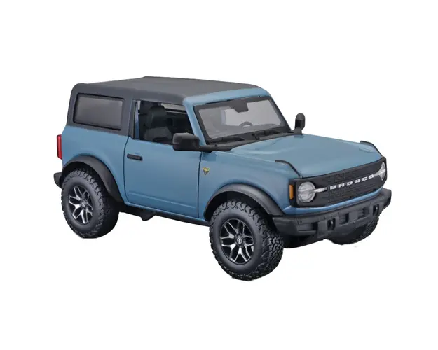 Masinuta Maisto, Ford Bronco Badlands, 1:24, Albastru