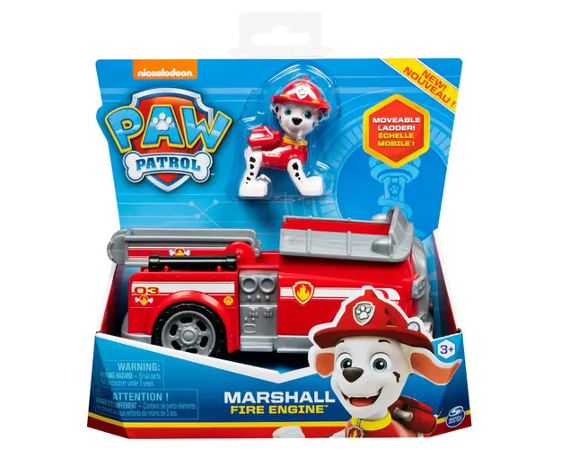 Masinuta cu figurina Paw Patrol, Marshall Fire Engine, 20114322