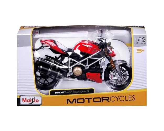 Motocicleta Maisto, Ducati Mod Streetfighter, 1:12