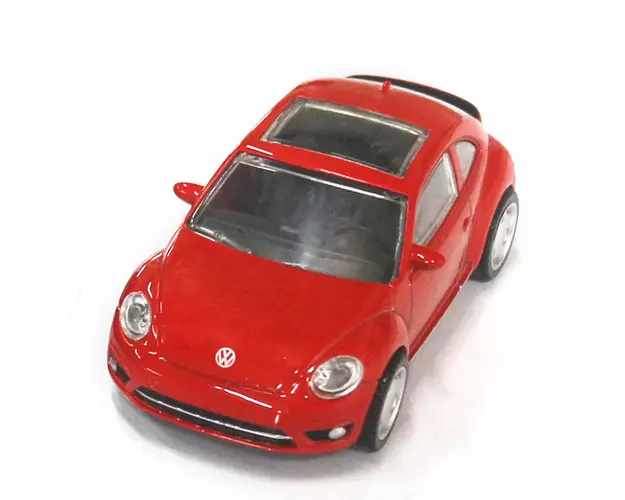 Masinuta Rastar Volkswagen Beetle, Rosu, 1:43